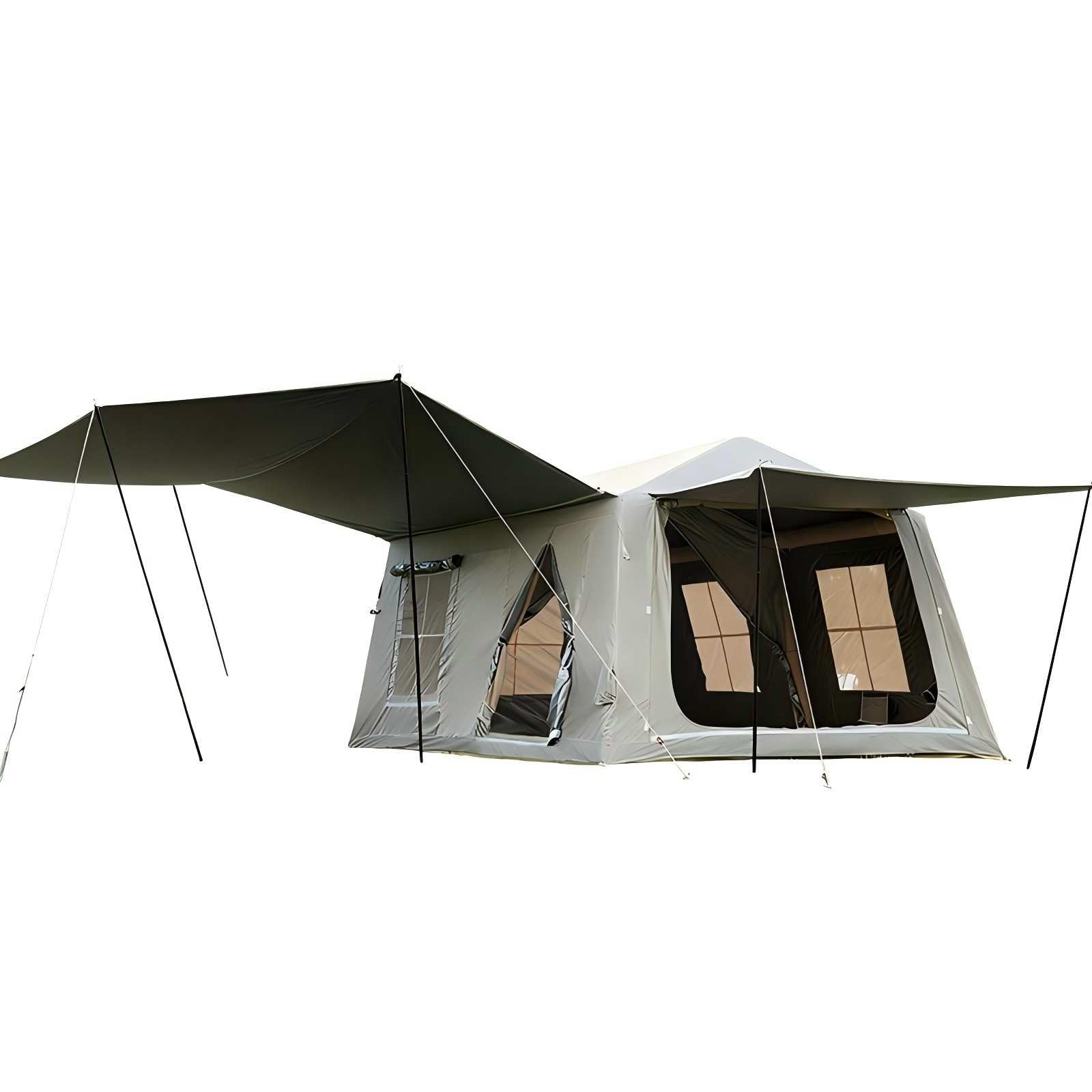 Amazon.co.jp: Mountainhikerエアーテント 小屋型 400×280×195cm 自立